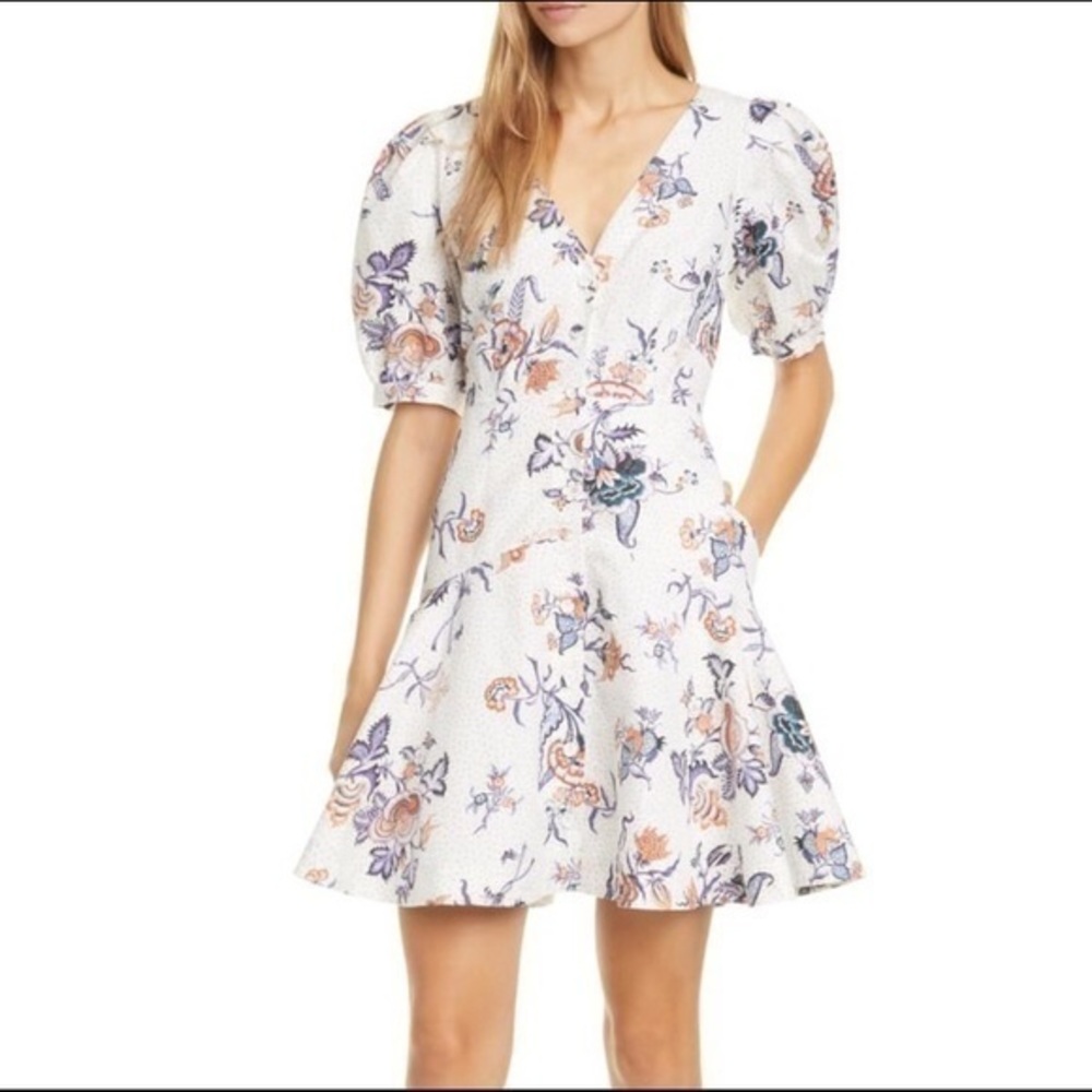 Rebecca Taylor Toile Dress 0
